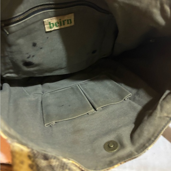 Beirn neutrals snakeskin shoulder handbag - Picture 8 of 9